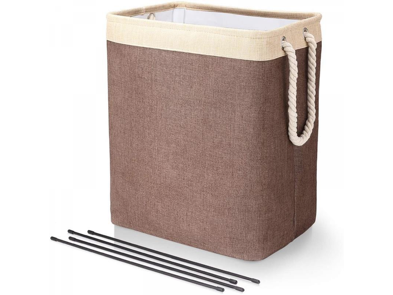  Grand panier à linge sale de x x cm, panier à linge pliable avec poignées en corde, bac de rangement adapté pour la chambre, la buanderie, etc.  - Conforama A