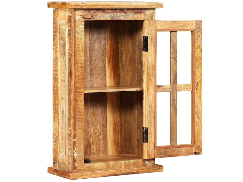  Armoire murale bois massif de récupération 44 x 21 x 72 cm cf65479  - Conforama C