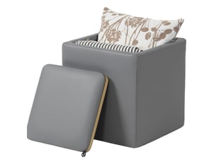 Banquette lit convertible couchage Occasionnel <strong>DESMIU</strong> <strong></strong> gris