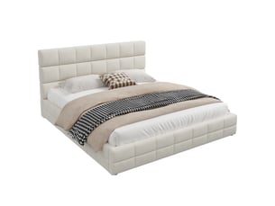 Lit 2 places 180x200 cm    coloris beige
