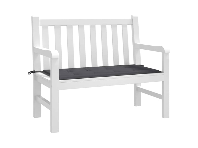  Coussin de banc de jardin, coussin d'assise anthracite 100x50x3 cm tissu oxford cf52632  - Conforama C