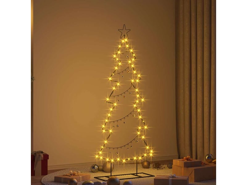  Arbre de noël, sapin de noël en métal noir 150 cm acier  - Conforama D