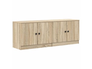 Vidaxl armoire de rangement chêne sonoma 2 pièces placard 66x35x48cm lit mezzanine
