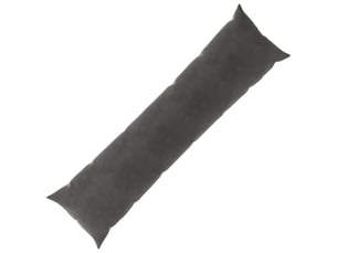 Coussin avec oreiller, coussin décoratifs heerlen gris foncé 40 x 145 cm velours cf50965