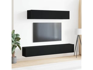 Meuble tv coloris noir 100 cm <strong></strong>  <strong></strong>