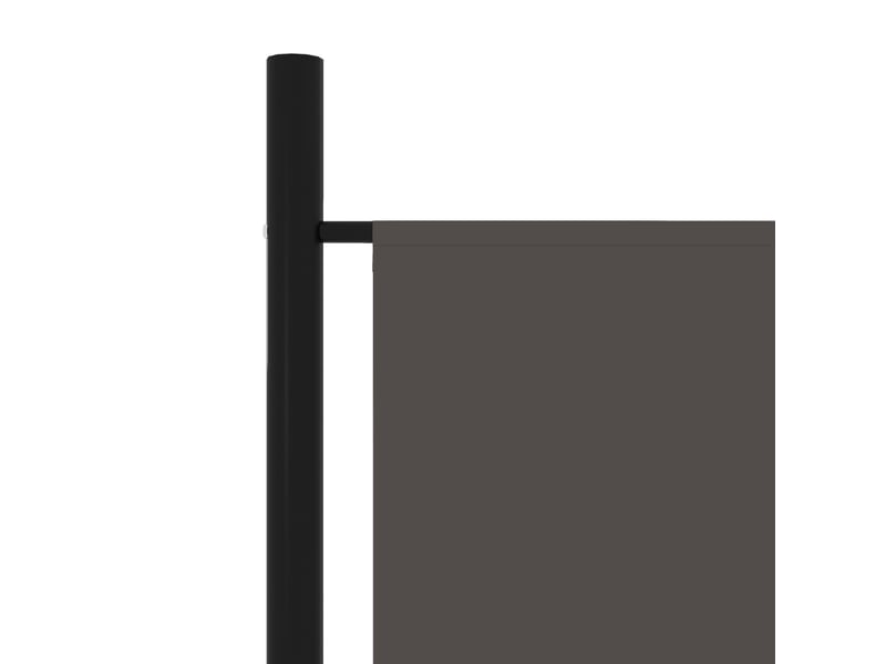  Paravent | cloison de séparation 3 panneaux anthracite 150x180 cm  - Conforama E