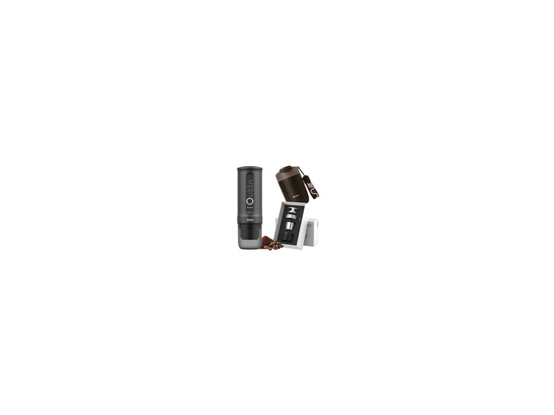  Machine expresso portable nano sidereal gray 20 bar compat capsule nespresso avec basket plus et mug 350 ml 8225788 - Conforama A