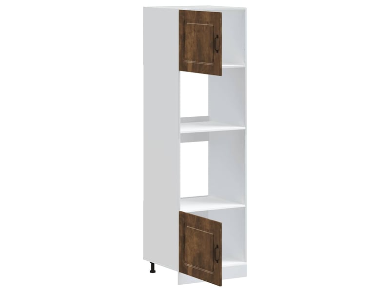  Meuble de rangement, armoires de four kalmar chêne fumé bois d'ingénierie  - Conforama E