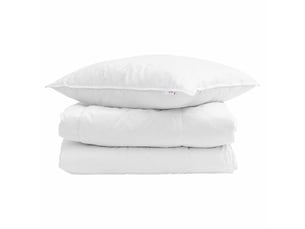Duvet d'hiver avec oreiller 2 pcs - couette blanc plume de canard