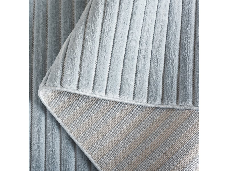  Tapis moderne en polypropylène bleu, 66 x 244 cm  - Conforama C