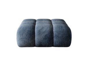 Pouf / repose pied   bleu