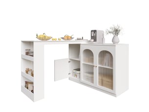Bar coloris blanc <strong></strong> <strong></strong> - 120 cm