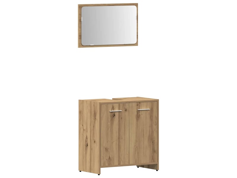  Ensemble de meubles salle de bain 3 pcs bois d'ingénierie cf63944  - Conforama D