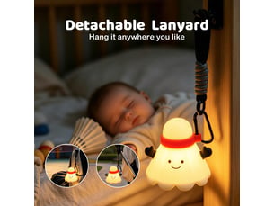 Veilleuse led mini raquette de badminton pour enfants, silicone souple sans bpa, 7 couleurs rgb, rechargeable usb et contrôle tactile