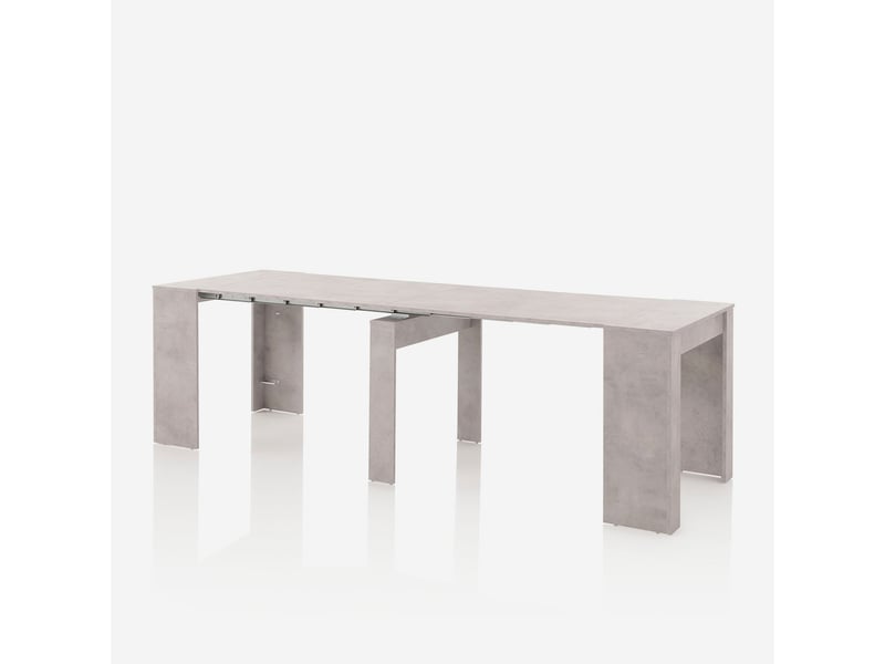  Console d'entrée extensible gain de place 54252x79 glam - gris  - Conforama D