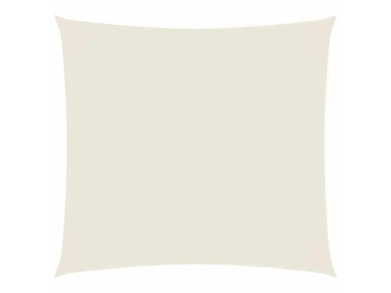  Voile de parasol - voile d'ombrage tissu oxford carré 7x7 m crème  - Conforama A