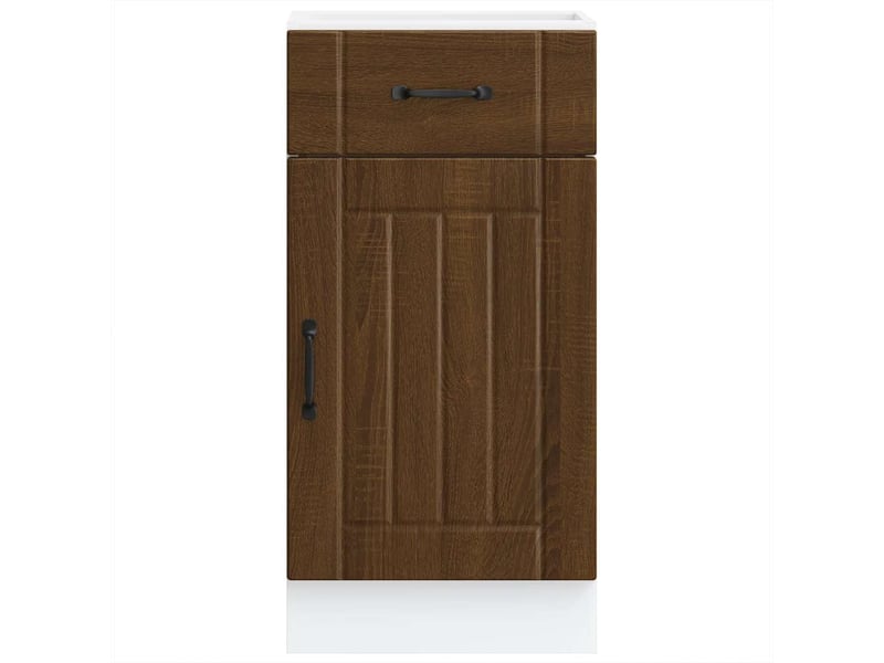  Meuble de rangement, armoire de cuisine lucca chêne marron bois ingénierie shl9799  - Conforama D