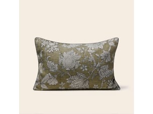 Housse de coussin en fleurs indiennes imprimées  lilivati