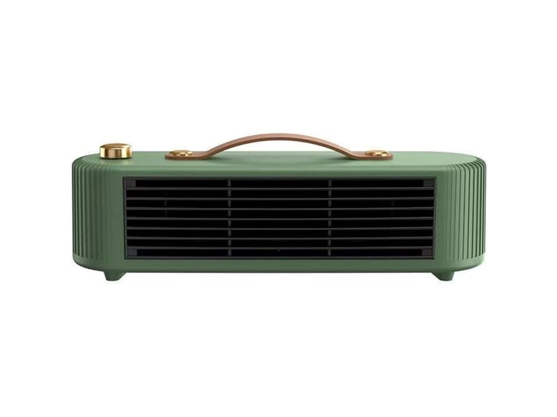  Chauffage d'appoint portable 800 w, chauffage d'appoint multifonctionnel, 2 vitesses, convient aux chambres, bureaux et espaces intérieurs (vert - réf. Szpb303491jjzj  - Conforama A