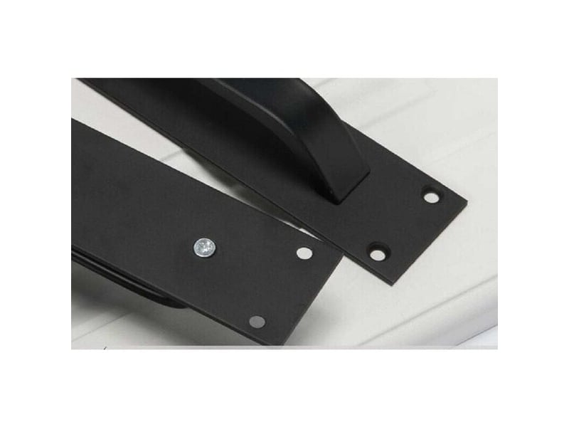  Poignée noire pour portes coulissantes de cuisine meubles armoires placards portes de grange, poignée pour tiroir coulissant.  - Conforama C