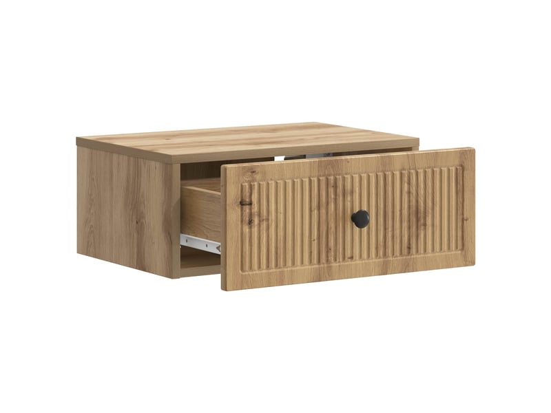 Table de chevet - cabinet de chevet - table de nuit 2 pièces chêne artisanal 49 x 34,5 x 20 cm - Conforama E