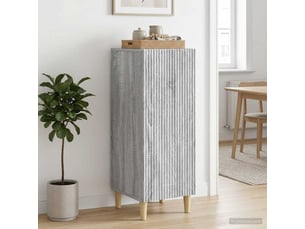 Buffet - bahut - meuble de rangement sonoma gris 33 x 34,5 x 90 cm bois d'ingénierie