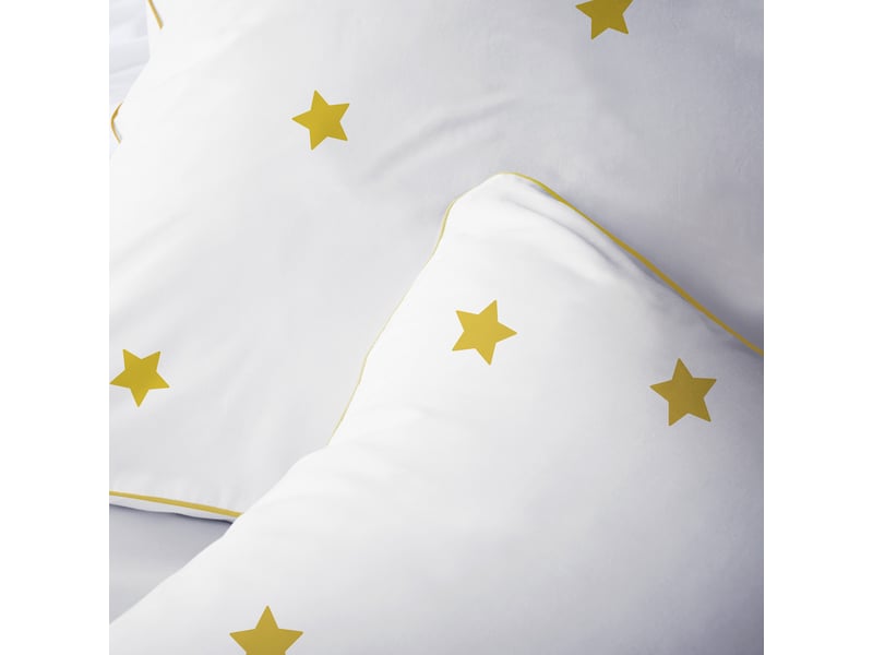  Parure de lit imprimée 100% coton, nuit etoilée 240x220+2x65x65cm  - Conforama E