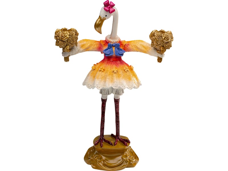  chandelier flamant rose royal 45cm  - Conforama A