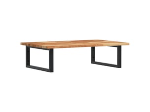 Étagère de vasque | étagère murale acier et bois massif d'acacia shl4888