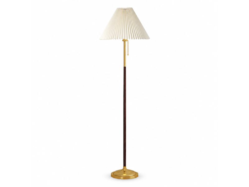  Lampadaire plissé doré ASLED-761 - Conforama A