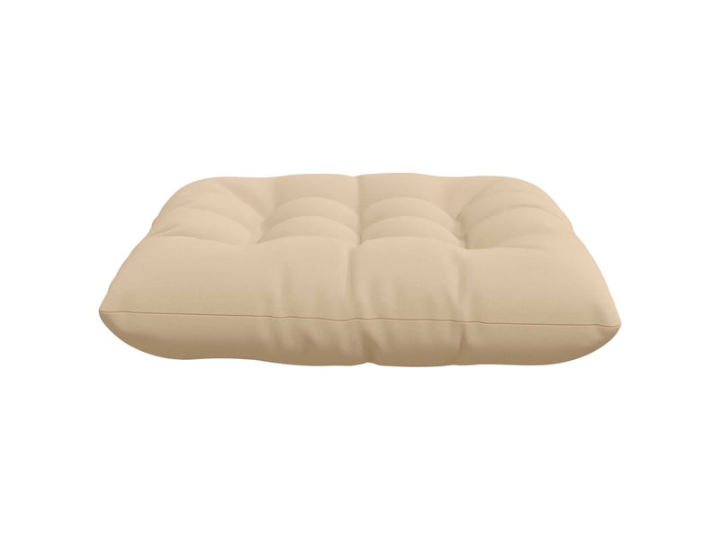  Lot de 4 coussins de siège, coussins d'assise vianen 100 % polyester crème cf60830  - Conforama D