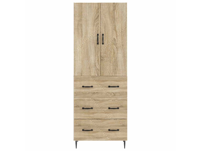  Ensemble de meubles 2 pcs, rangement de salon 66 x 34,5 x 90 cm bois d'ingénierie shl2724  - Conforama E