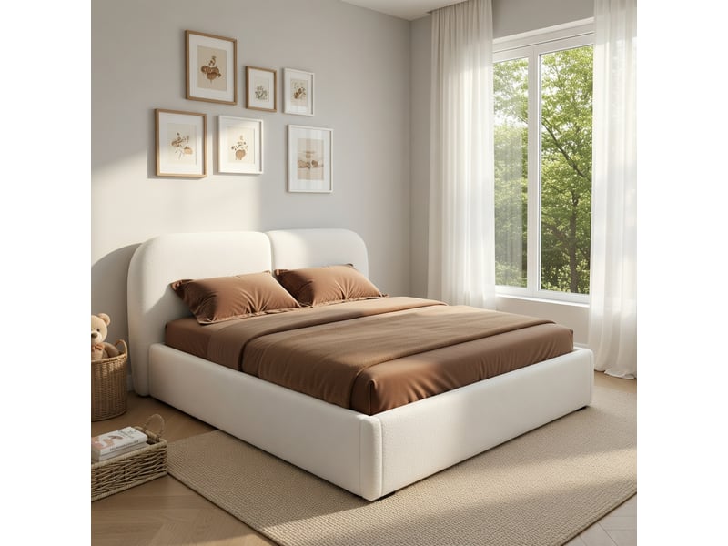  Canapé-lit pour enfant 90 × 200 cm, avec lit coulissant, forme en l, velours, gris  - Conforama D