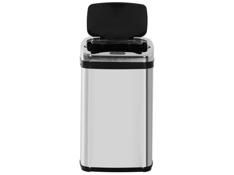  Poubelle automatique 30 l à capteur ir, carrée, en inox, avec bac intérieur en option  - Conforama A