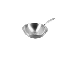 Wok triply 24cm acier inoxydable fabriqué en france menastyl