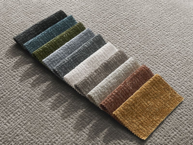  Bobochic canapé droit fixe 3 places leopold tissu texturé avec pouf taupe  accoudoir gauche LEOPOLD - Conforama C