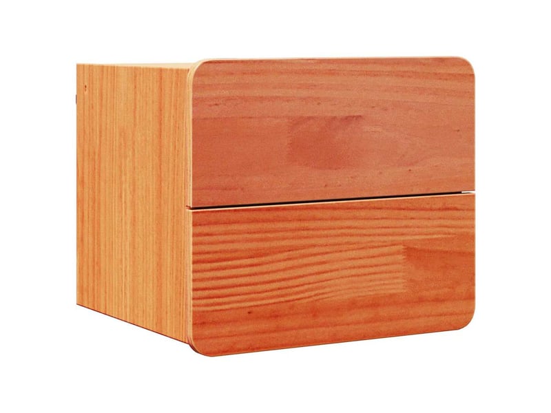  Table de chevet - cabinet de chevet - table de nuit 2 pc marron 39 x 34 x 33 cm bois de pin massif  - Conforama D