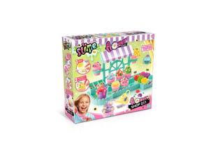 Kit créatif slime et argile 2 en 1 boutique de fleurs avec moules et paillettes