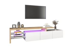 Meuble tv coloris bicolore 197.5 cm MODENVIE  