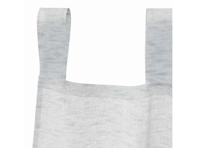  Lot de 2 rideaux en voile, voilage gris clair 140 x 140 cm polyester cf43908  - Conforama E