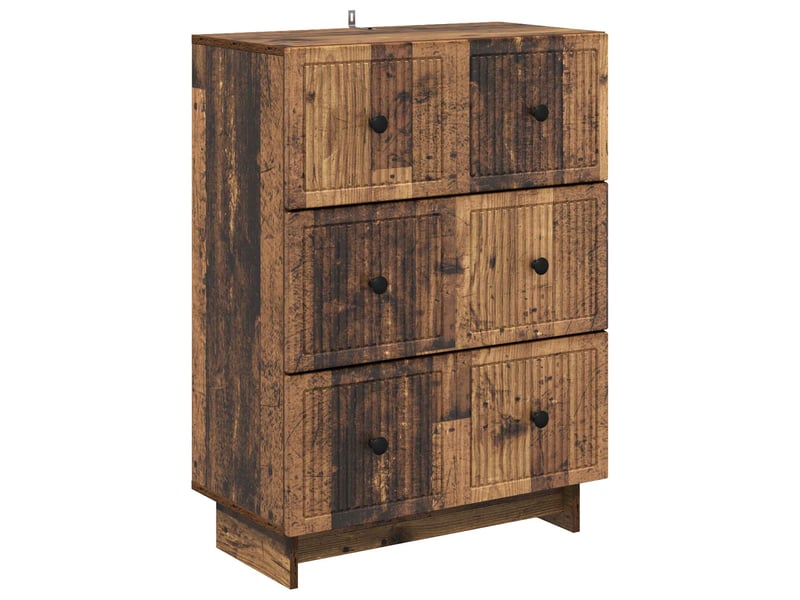 Armoire de rangement bureau, armoire à tiroirs 66 x 34,5 x 90 cm bois d'ingénierie shl7195 - Conforama A