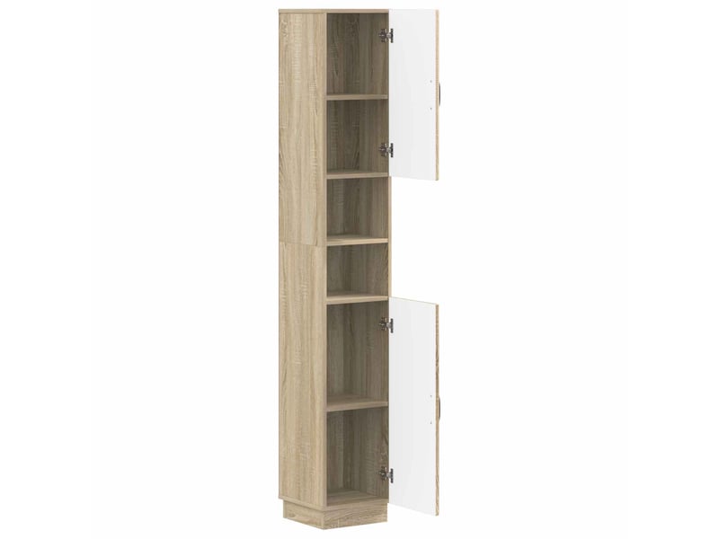 Colonne de salle de bain avec étagère ouverte hoorn shl1320 - Conforama C