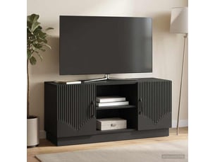 Meuble tv coloris noir 102 cm <strong></strong>  <strong></strong>