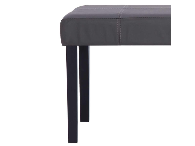  Banc d'entrée, banc d'intérieur 106 cm gris similicuir  - Conforama E