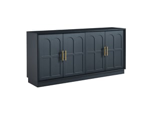 Meuble tv coloris noir 169 cm   