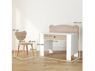 Lit avec rangement 90x190/200 cm <strong>BEAUNIV</strong> <strong></strong> coloris naturel