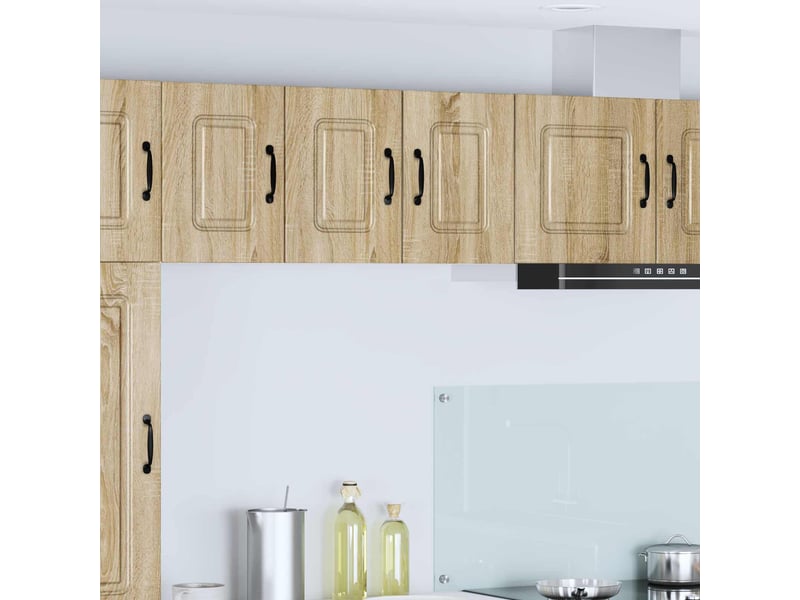  Meuble mural de cuisine | armoire de cuisine 2 pcs chêne sonoma shl5083  - Conforama B
