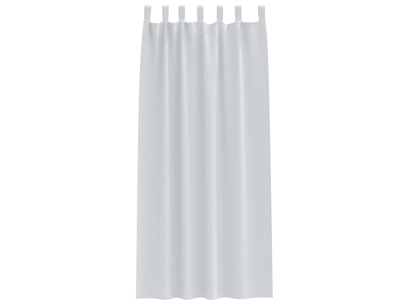  Lot de 2 rideaux occultants, rideaux black-out avec anneaux gris pâle 225 x 140 cm cf44663  - Conforama D