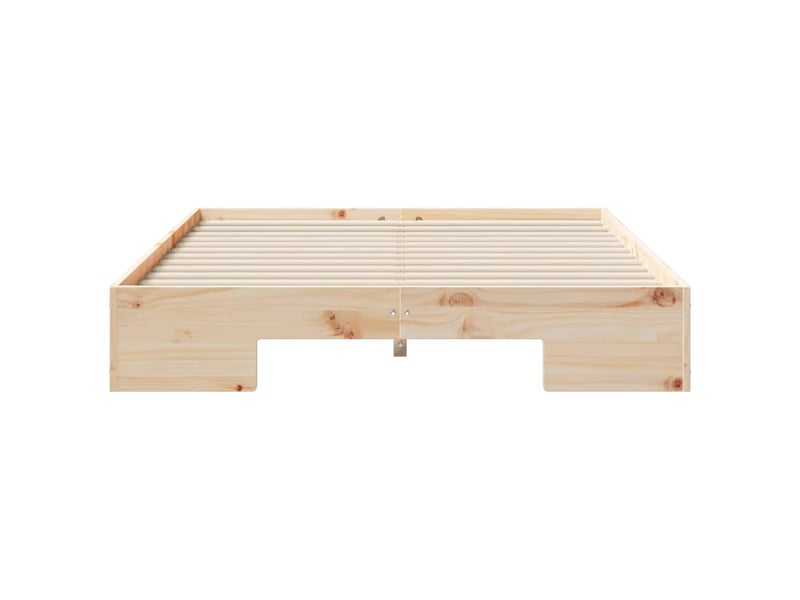  Lit double- lit adulte -  cadre de lit marron 135 x 190 cm  - Conforama D