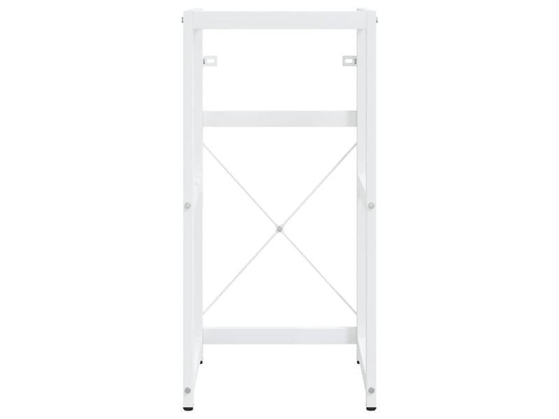 Cadre de lavabo de salle de bain vasque à encastrer blanc fer shl4540 - Conforama D